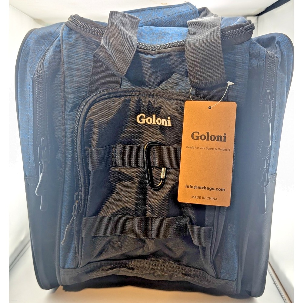 1 Ball Bowling Bag for Men, Durable Bowling Tote with Padded Holder & Vent